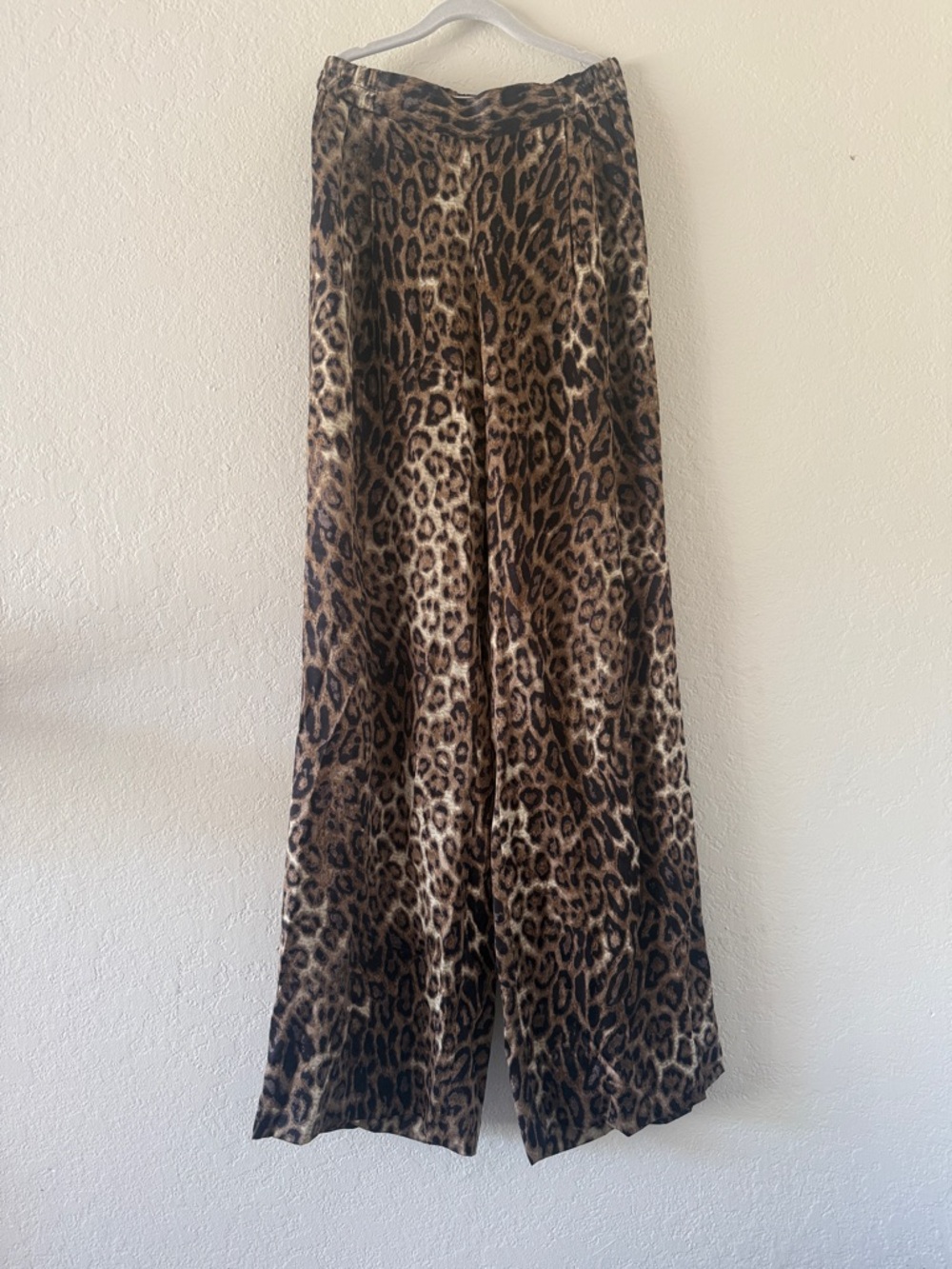 Nili Lotan Leopard Print Cotton Jenna Pant